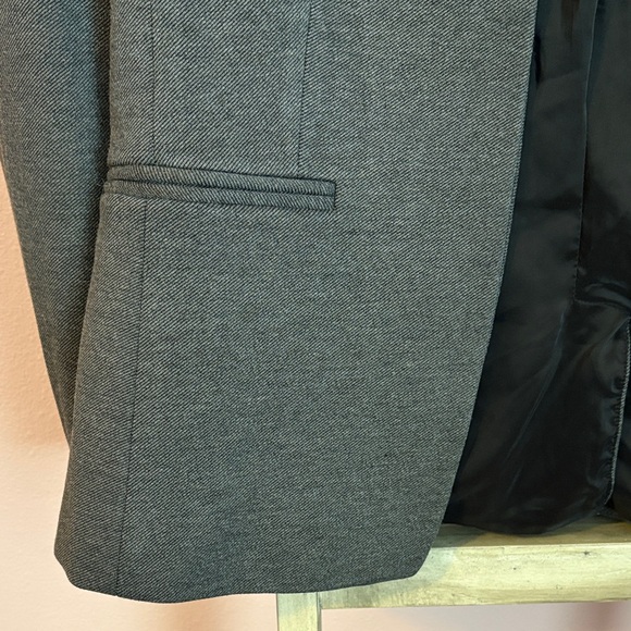 J. Crew Women's Charcoal Buttonless Blazer - Picture 3 of 5